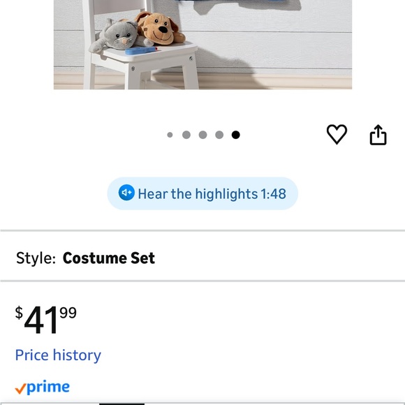 Melissa & Doug Blue Vet Costume Set for Kids - Picture 4 of 5